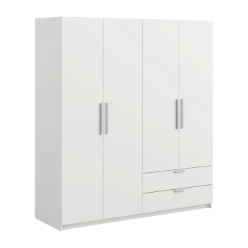 4-türiger Kleiderschrank GLORY 2 weiß