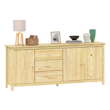 Kommode 3 Türen + 3 Schubladen TORINO