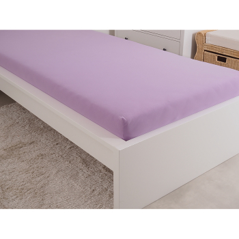 Blatt Frottee IDEAL 90x200 lila