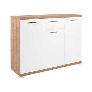 Kommode MILANO 2 Eiche/Weiß